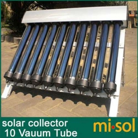 MISOL 10 Evacuated Tubes, Solar Collector of Solar Hot Water Heater, Vacuum Tubes, new