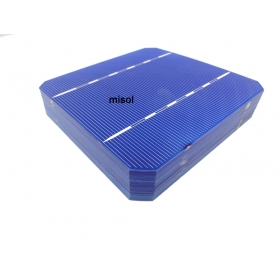 MISOL 50 pcs of Mono Solar Cell 5x5 2.8w, GRADE A, monocrystalline cell, DIY solar