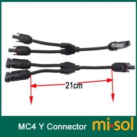 MISOL 5 pcs of Y branch MC4 Parallel connector Adapter 1M2F+2M1F, TUV certification