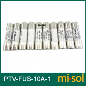 MISOL/10 pcs of PV solar fuse 10a 1000VDC fusible 10x38 gPV