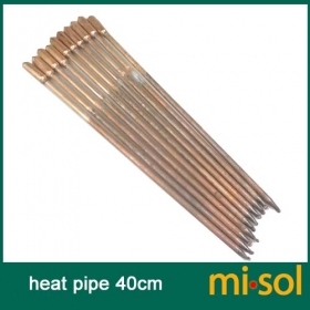 MISOL 10 pcs/lot of copper heat pipe (40cm), for solar water heater, solar hot water heating