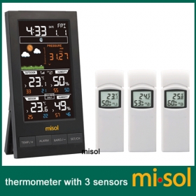 Meichoon Wireless Thermometer,Indoor & Outdoor Weather Station